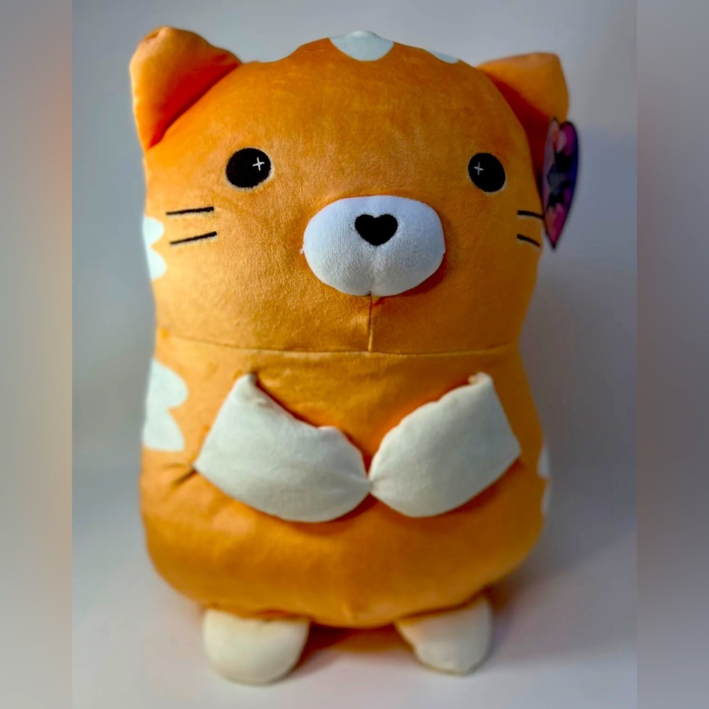 Kobioto - Squishy Kitty 12-14 inch Plush Toy - Peach